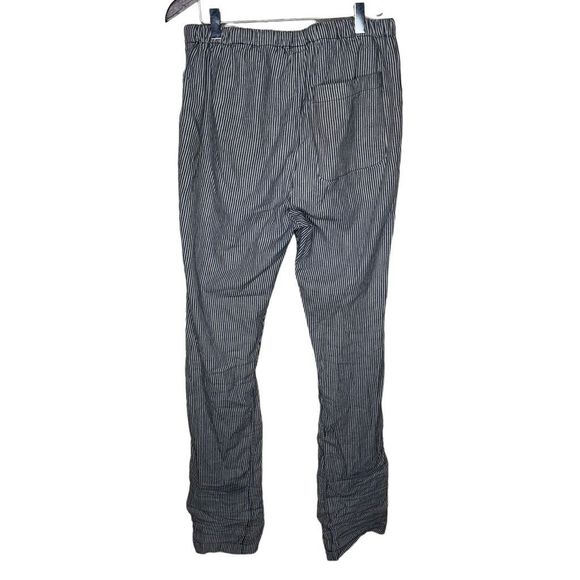 Choctaw Ridge Japanese Natural Striped Linen/Cotton Drawstring Lounge Pants Made - Picture 4 of 7
